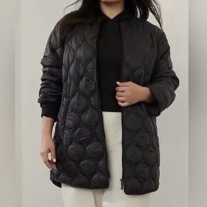 NWT-Athleta Black Alright Jacket, Extra Large Tall